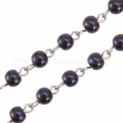Fatti a mano perline perle di vetro catene&nbsp;AJEW-ph00493-06