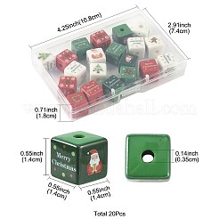 20 Stück weihnachtlich bedruckte&nbsp;OACR-FS0002-53B
