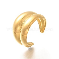 Anelli aperti in acciaio inossidabile 304 per unisex&nbsp;RJEW-R010-06S