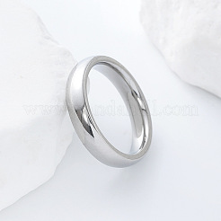 Anillos de dedo minimalistas de acero inoxidable 304&nbsp;SH3067-6