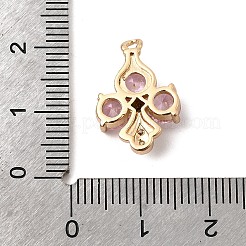 Ottone micro spianare pendenti zirconi&nbsp;KK-K274-13G