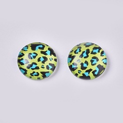 Cabochons en verre&nbsp;LS-GLAA-WH0015-09D
