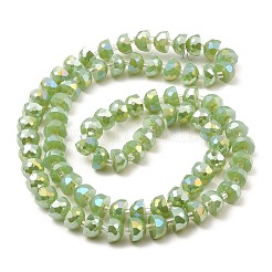 Brins de perles de verre à plaque de couleur ab&nbsp;EGLA-P051-02A-A01