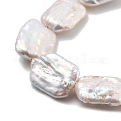 Natürliche Barock Keshi Perlen Stränge&nbsp;PEAR-P064-01F-03A