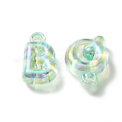 UV-Beschichtung regenbogenschillernde Acrylanhänger&nbsp;OACR-K003-007C