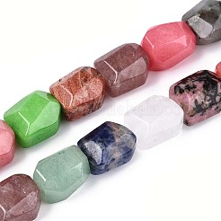 Natürliche und synthetische gemischt Steinperlen Stränge&nbsp;G-T142-75
