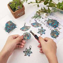Kit de fabricación de pendientes de palanca trasera de gota de diy&nbsp;DIY-SZ0008-70