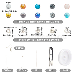 Kits de fabrication de boucles d'oreilles et de bracelets DIY&nbsp;DIY-SC0013-27