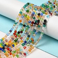 Perles en verre transparentes&nbsp;EGLA-A035-T4mm-HD01