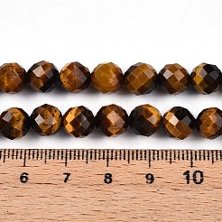 Natürlichen Tigerauge Perlen Stränge&nbsp;G-S345-8mm-22