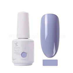 15 мл специального геля для ногтей, для печати штемпелем для ногтей, лак для маникюра стартовый набор, светло-стальной синий, Бутылка: 34x80 мм