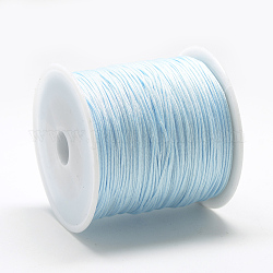 Nylonfaden Nylonschnur, chinesische knotenkordel, Licht Himmel blau, 0.8 mm, ca. 109.36 Yard (100m)/Rolle