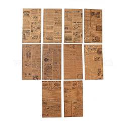 Bloc de notas de papel kraft, para álbum de recortes de diy, tarjeta de felicitación, documento de antecedentes, diario decorativo, Perú, 16x8.4 cm, 60 unidades / bolsa