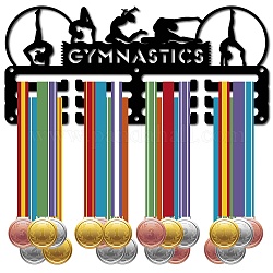 Sport-Thema-Eisen-Medaillen-Aufhänger-Halter-Anzeigen-Wandregal, 3-zeilig, mit Schrauben, Gymnastik, Sport, 130x290 mm