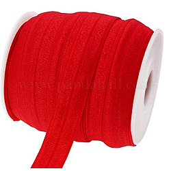 Cavo elastico piatto elastico, accessori per cucire indumenti per tessitura, rosso, 15mm, circa 75m/rotolo