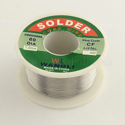 Tin Solder Wire, with 20% Tin, Platinum, 1.0mm, about 60g/roll