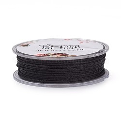 ポリエステルメタリック糸  ブラック  1mm  約32.8ヤード（30m）/ロール
