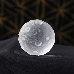 Quarzo naturale decorazioni display a cristalli, per la decorazione domestica, meteorite lunare, 40mm