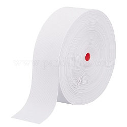 Полиэфирная лента для штор, для украшения штор, плоский, белые, 3-1/8~3-1/4 дюйм (80~82 мм)