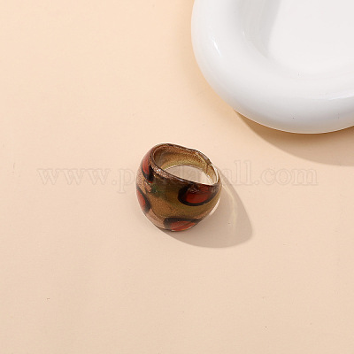Fingerringe aus Glas im Dunhuang-Stil&nbsp;FS-WGA00D8-12-1