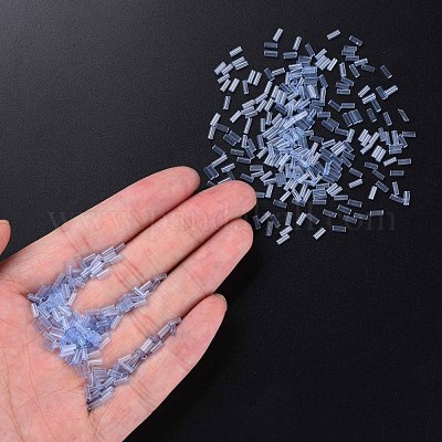 Transparente Glasstiftperlen&nbsp;SEED-N005-001-C08-1