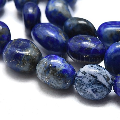 Natürlicher Lapislazuli Perlenstränge&nbsp;G-O186-B-17-1