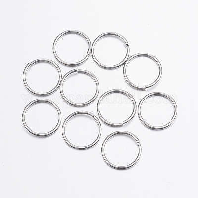  Pandahall 1000Pcs Stainless Steel Open Jump Rings 10mm
