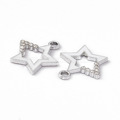 Pendentifs en alliage avec strass&nbsp;PALLOY-P287-09P-01-1