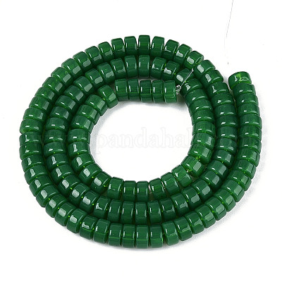 Nachahmung Jade Glasperlen &nbsp;LS-GLAA-N027-3x6mm-02-1
