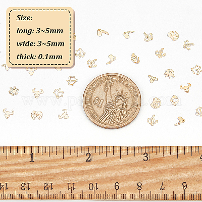 Wholesale OLYCRAFT 600pcs 12 Constellations Fillers Brass Resin Fillers  Golden Zodiac Fillers Epoxy Resin Filler Supplies Flatback Cabochon for  Nail Art Resin Crafting and Jewelry Making 