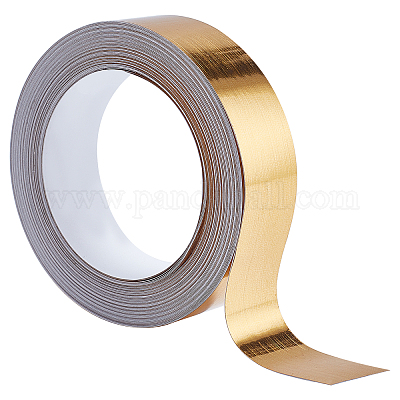 Goldband Polyester Mylar Film Tape 1/4 x 50m Vivid Mirror Like Finish Gold  Decorative Tape for Decorating Walls, Cabinets, Bathrooms, Art : :  Home & Kitchen