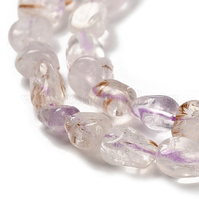Natürlichen Amethyst Perlen Stränge&nbsp;G-P497-01E-60-1