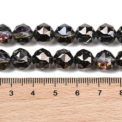 Transparent galvanisieren Glasperlen Stränge&nbsp;EGLA-N002-34C-B18-1