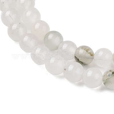 Perles de quartzite naturel Tianshan Cui en brins&nbsp;G-C102-B02-01-1