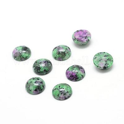 Synthetischer Rubin in Zoisit-Edelstein-Cabochons&nbsp;G-T020-14mm-17-1
