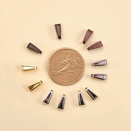 真鍮製バチカン アンティークブロンズ ゴールデン プラチナ ガンメタル レッドカッパー シルバー 11x4mm 30個 カラー 180個 箱の通販 Jp Pandahall Com