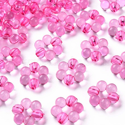 Cadres de perles acryliques transparents TACR-S153-01A-82-1