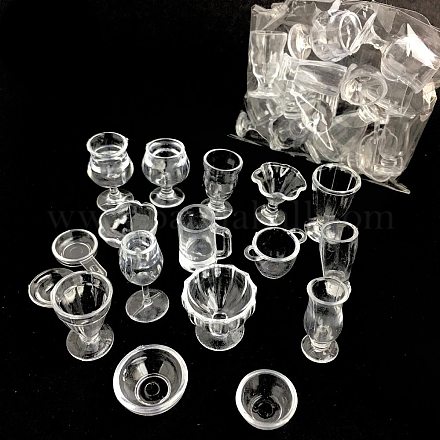 Ensembles de gobelets en plastique pvc miniatures MIMO-PW0001-106-1