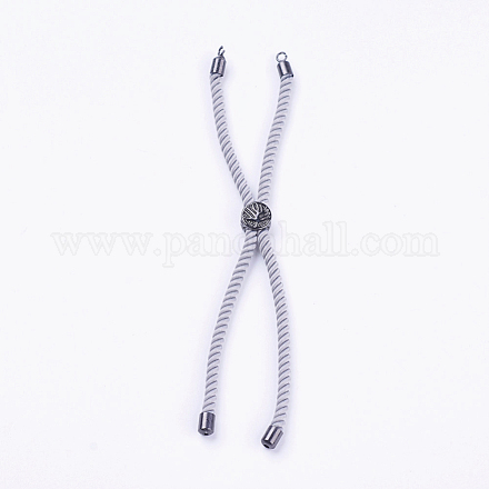 Nylon Twisted Cord Bracelet Making MAK-F018-02B-RS-1