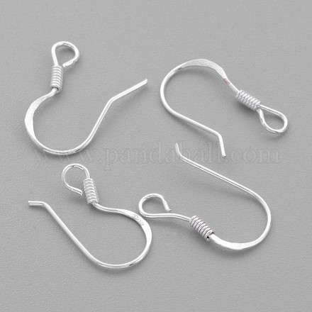 Sterling Silver Earring Hooks X-STER-G011-03-1