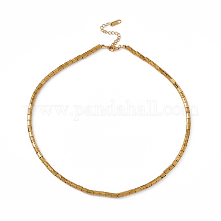 304 collier de perles en acier inoxydable pour homme femme NJEW-P269-11B-G-1