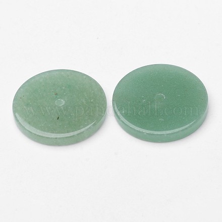 Natural Green Aventurine Disc Bead G-F232-04A-1