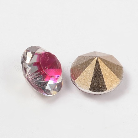 Diamantform Klasse AAA wies resinStrass Cabochons zurück RESI-F006-SS28-24-1