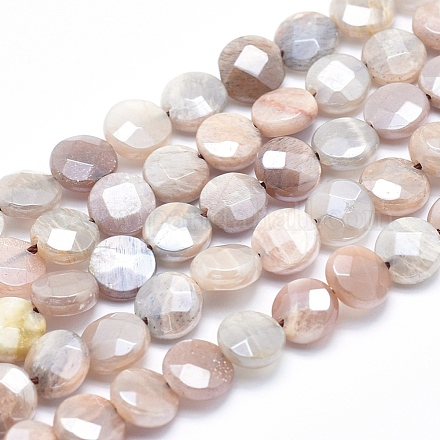 Galvaniser des perles de pierre de soleil naturelles G-K256-20A-1