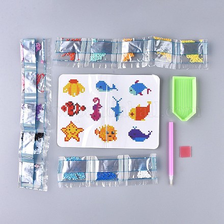 Kit adesivi per pittura diamante fai da te per bambini DIY-F051-15-1