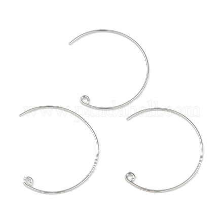 Crochets d'oreille en laiton&nbsp;KK-C069-01P-1