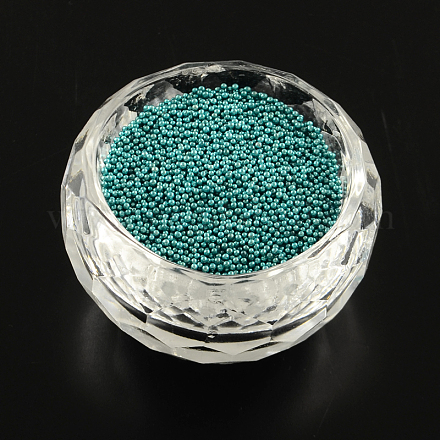 Farbe überzog DIY 3d Nagelkunstdekoration Miniglasperlen MRMJ-R038-E06-1