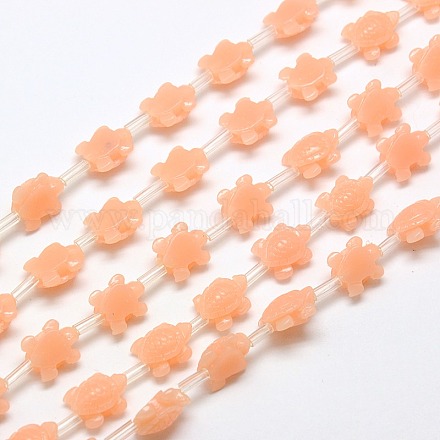 Synthetic Coral Beads Strands CORA-L020-C-12-1