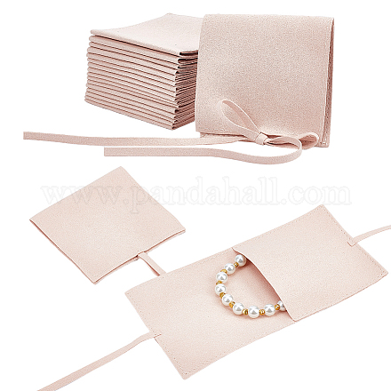 Borse personalizzate per gioielli in velluto di fibra TP-WH0018-01A-1