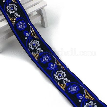 Flache Stickerei-Polyesterbänder im Ethno-Stil PW-WG12916-05-1